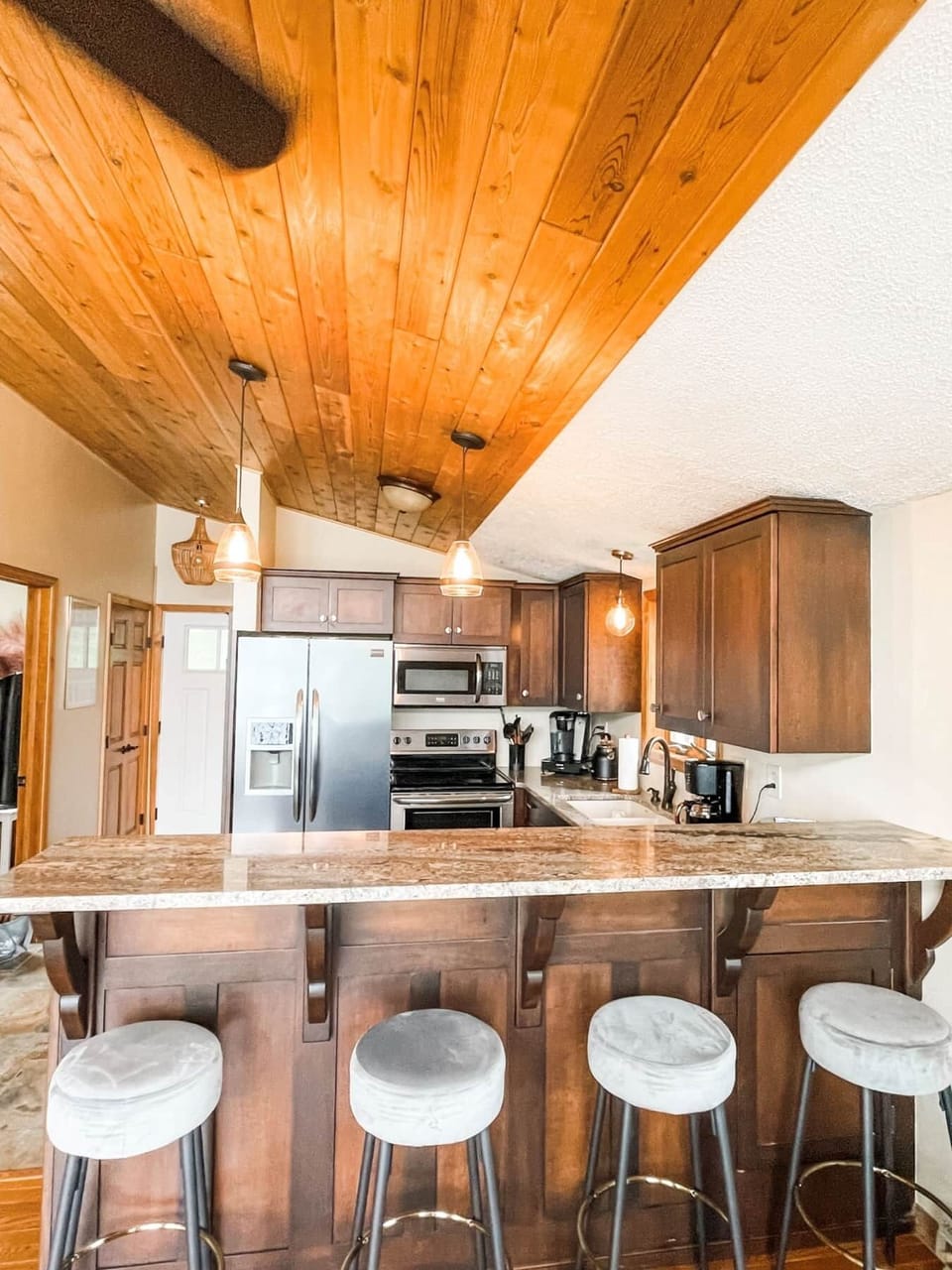 Kitchen from bar