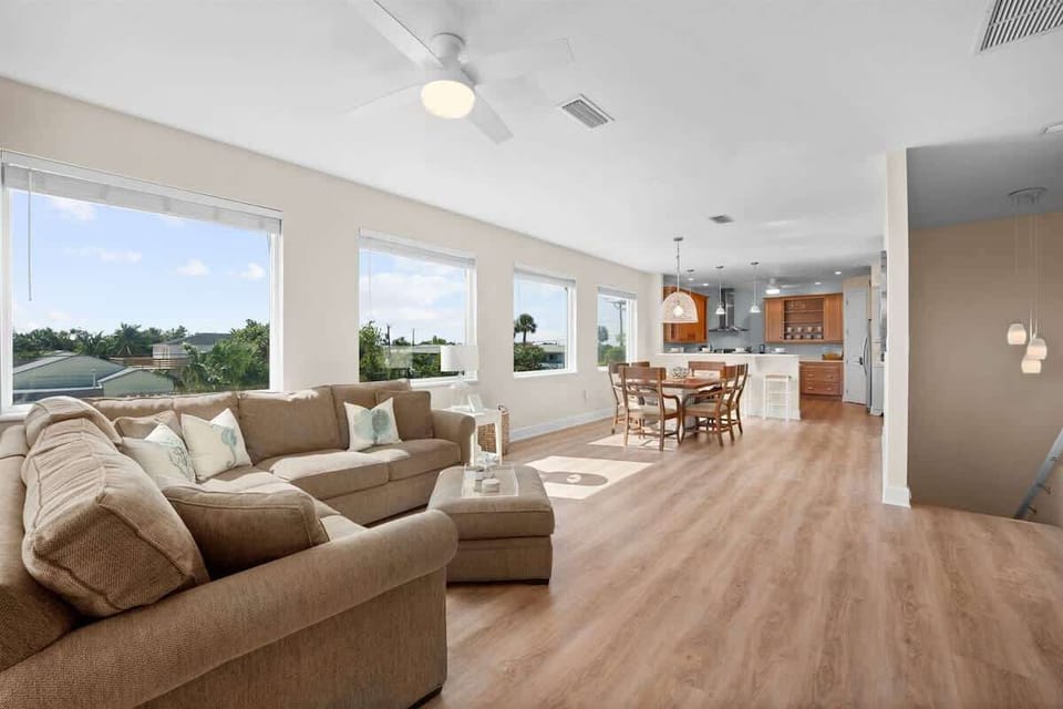 Beautiful Living Room with Natural Light