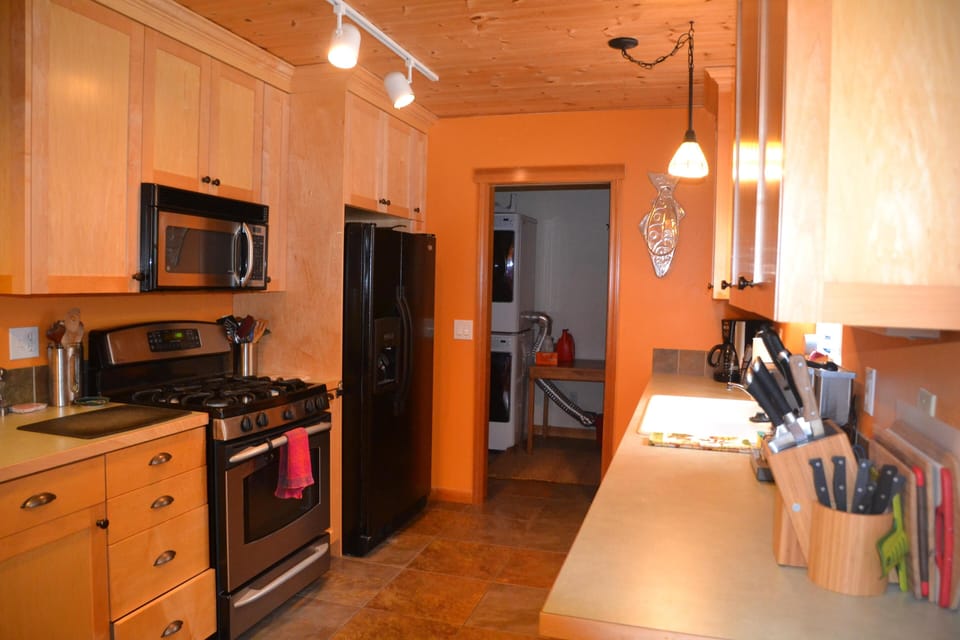 Kitchen into Laundry Room