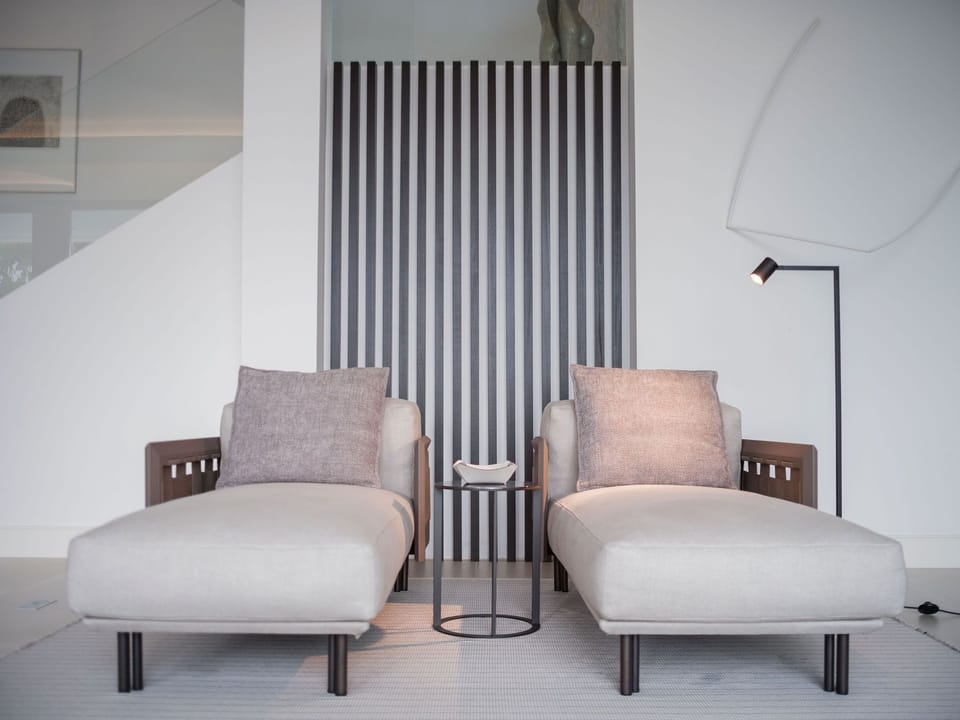 Super spacious living room with designer furniture (5)
