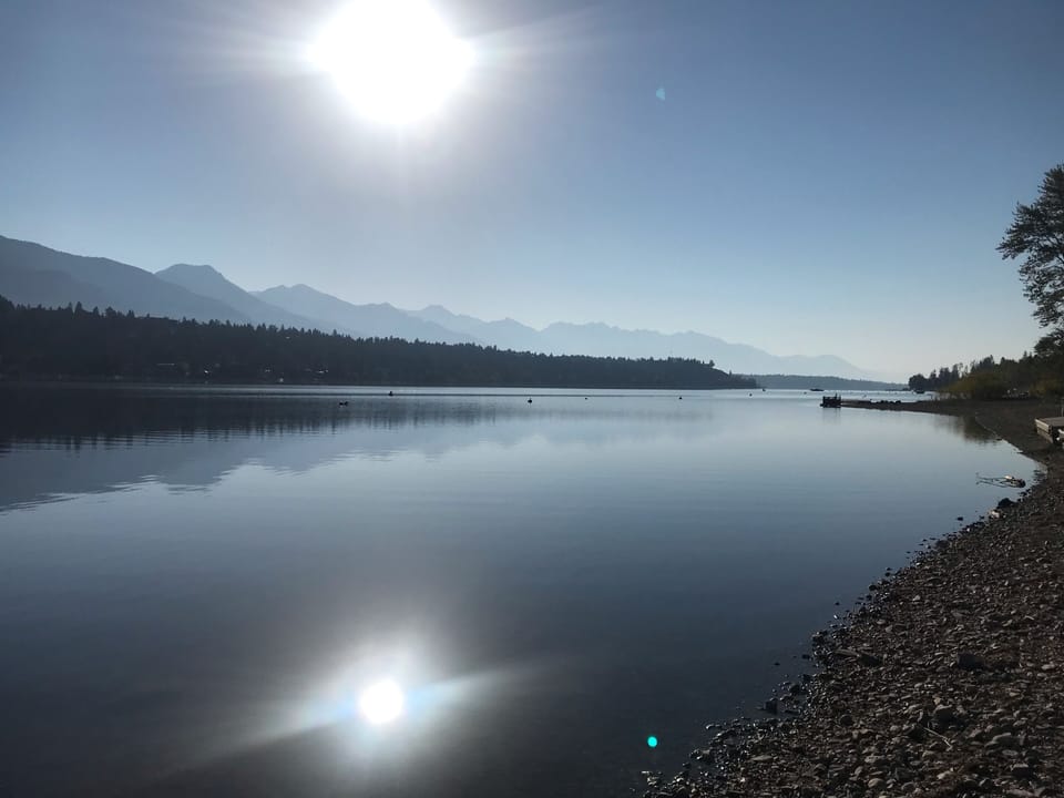 Fall is a beautiful time at the lake for shoreline walks