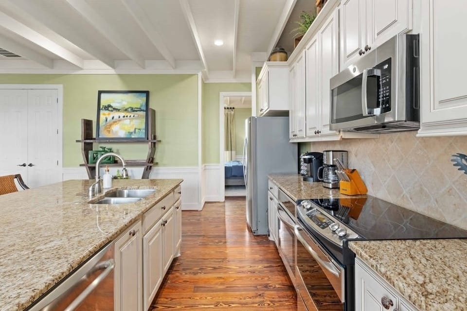 Full kitchen in the primary house.
