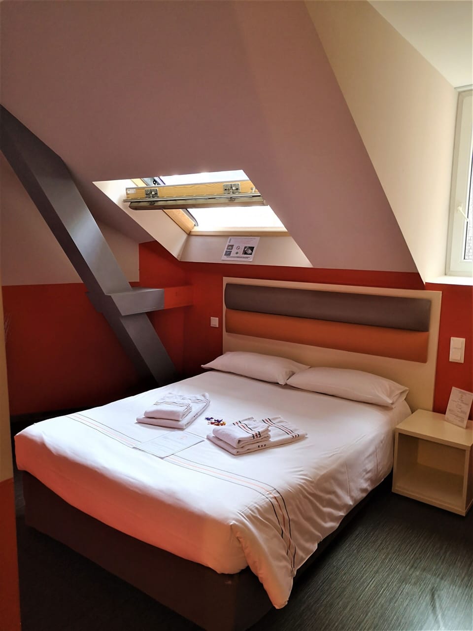 Get a peaceful night sleep in our cozy bedroom.