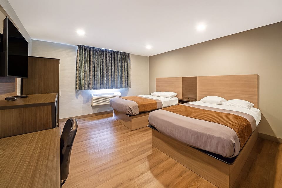 Stretch out in a newly refreshed room with modern comfort.
