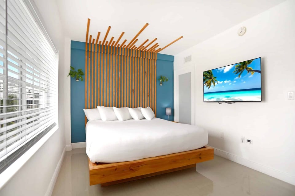 Bedroom. Exact unit will be assigned upon arrival. Views, colors and decor may vary.