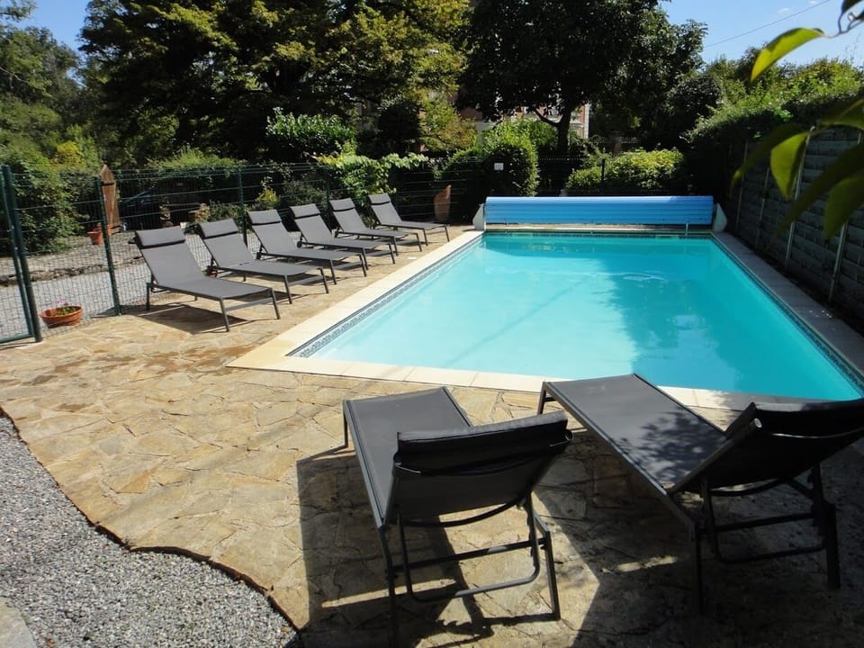 Our private heated swimming pool