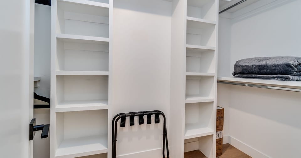 Master bedroom walk-in closet.
