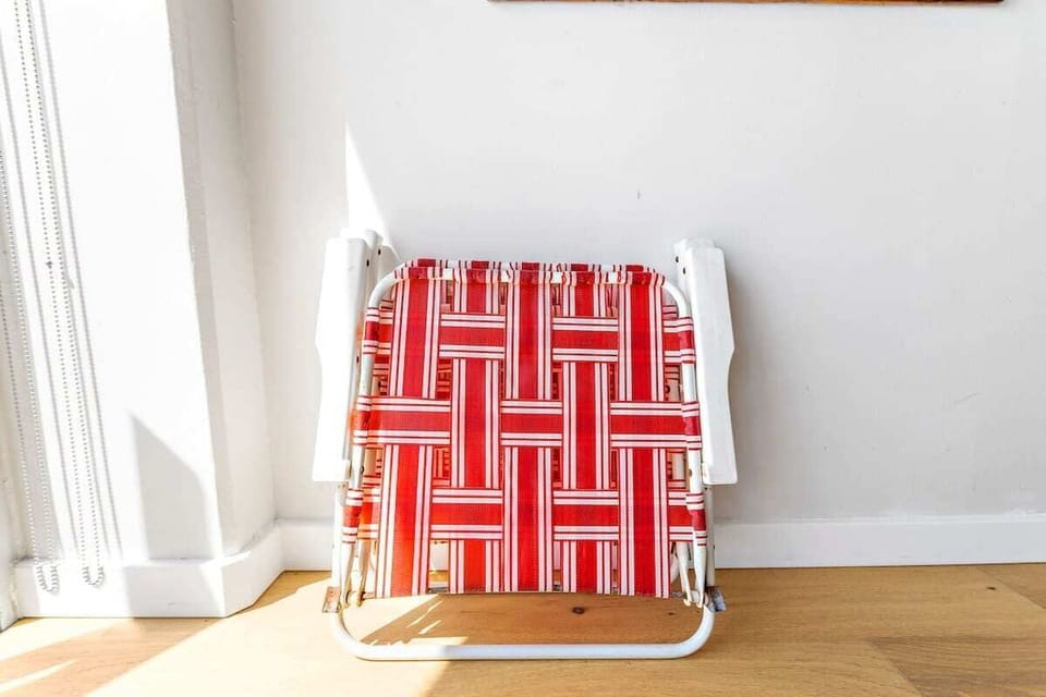 We provide 2 beach chairs.