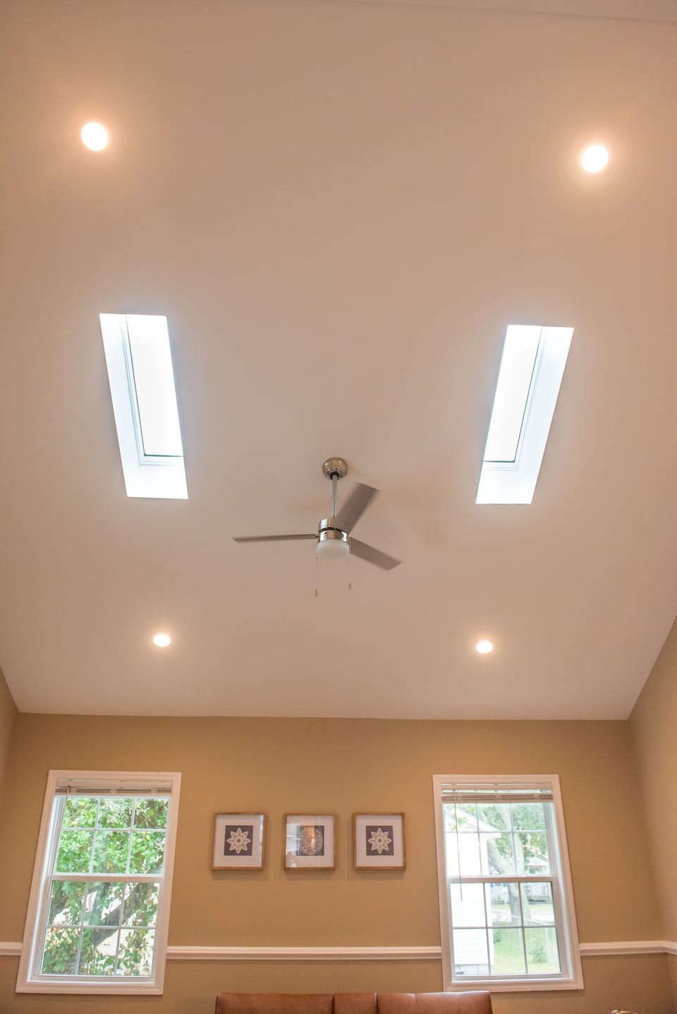 Skylights in the living room!