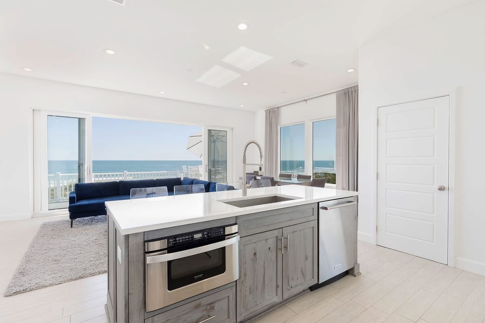 Fully Equipped Kitchen - Ocean Views