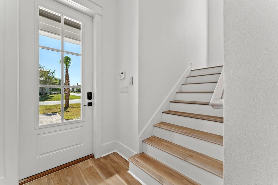 Stairway to second floor 