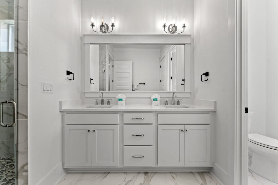 First floor king bedroom bathroom 