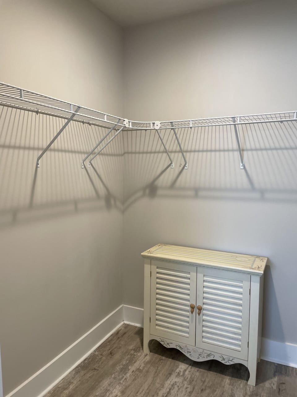Large walk in closet in the master bedroom 