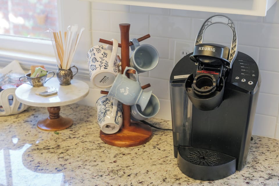 Coffee station.