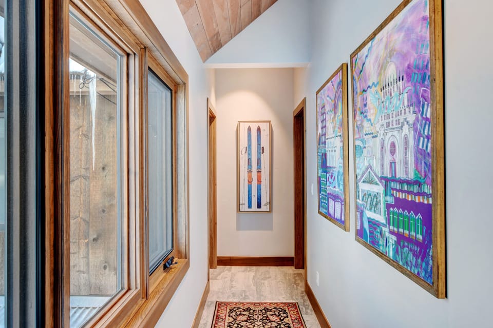 Elegant Art Is showcased Throughout This Entire Chalet
