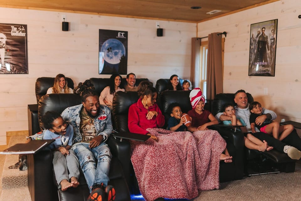 Theater seating for 14!