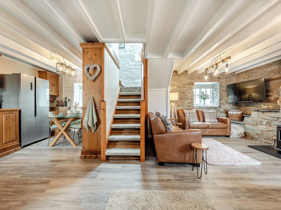 Open plan living space | Old Stables Cottage, Ponthirwaun
