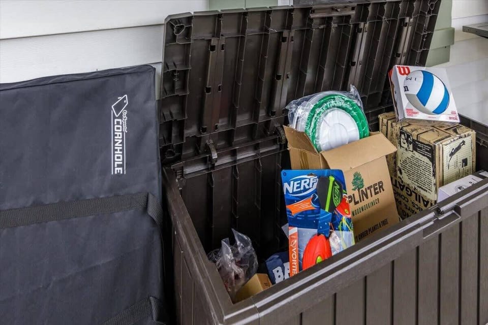 Our box of outdoor games is sure to be a hit with your group.