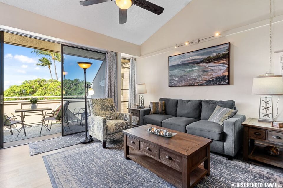 View from living area onto lanai