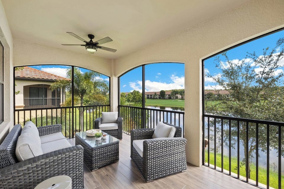 Lake & Golf Course Views from the Lanai