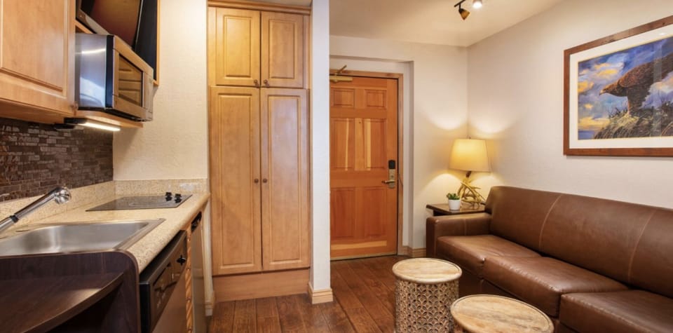 Living room 2, kitchenette, queen sleeper sofa.