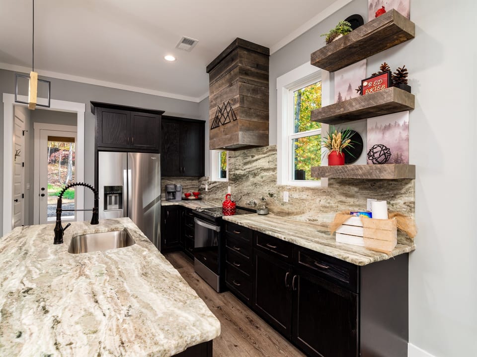 Enough room for everyone to help in the kitchen