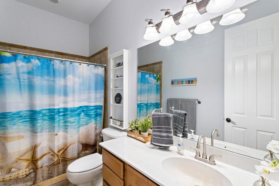 Upstairs bathroom.