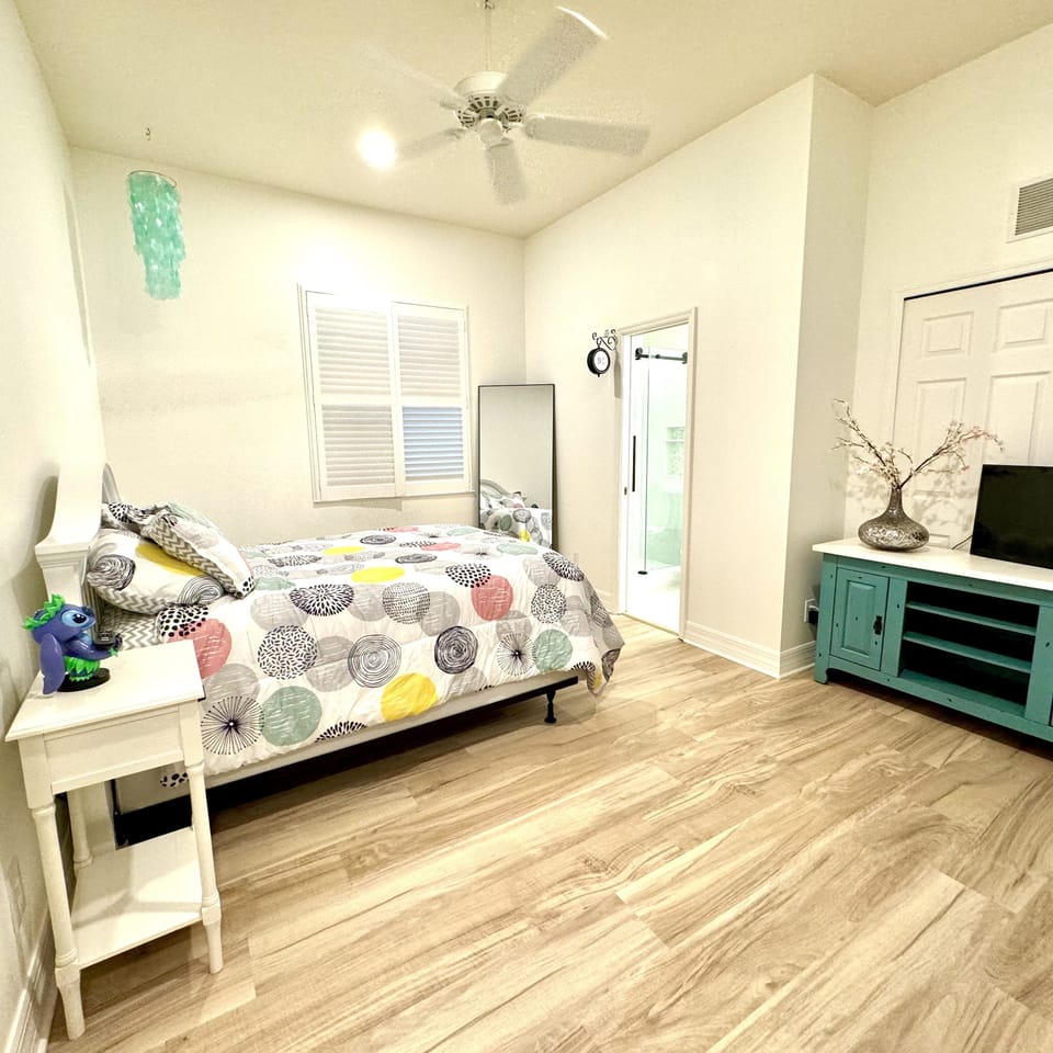 3rd floor bedroom with attached bathroom