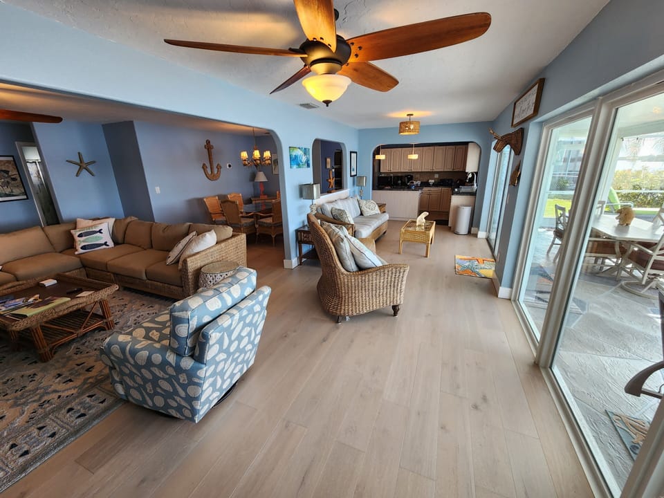 There are several sitting areas in this home for your enjoyment.