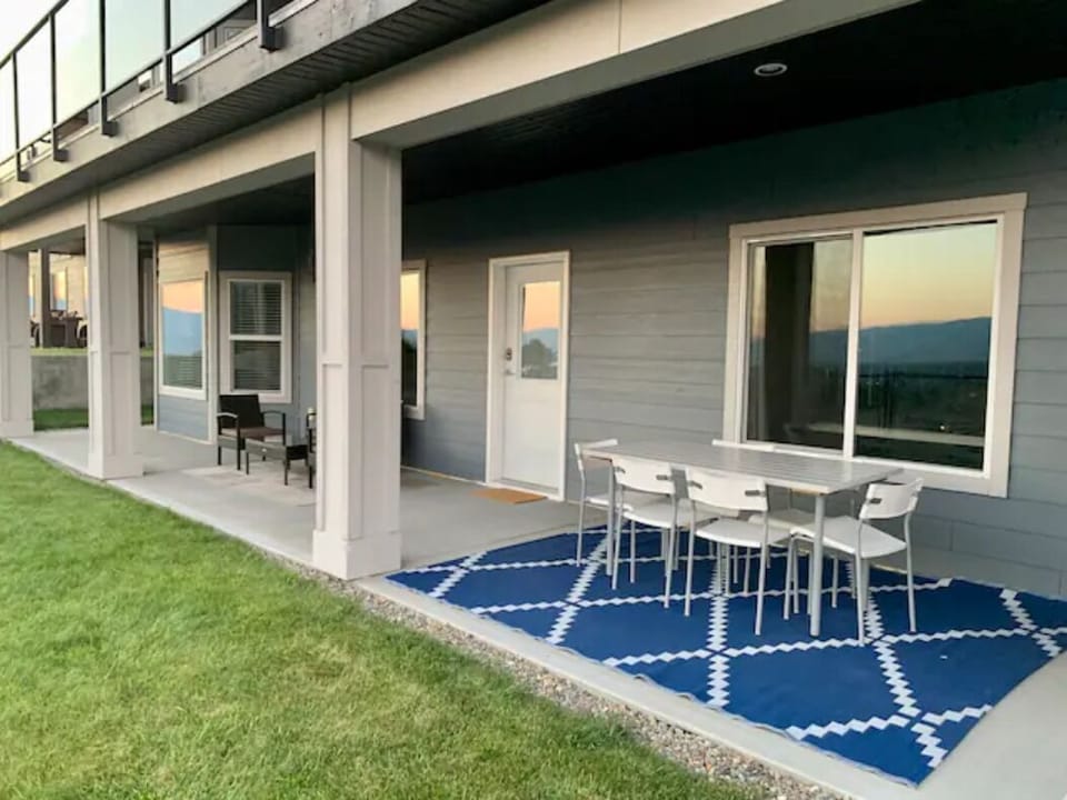 Suite entrance and patio.
