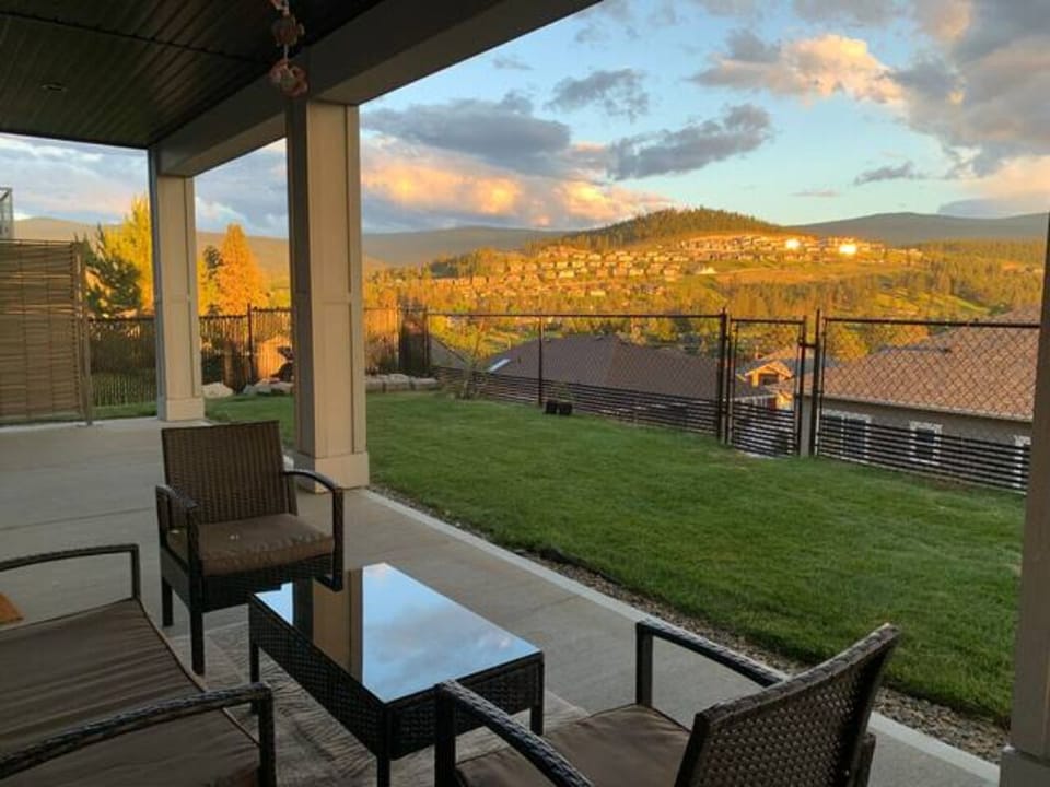 Patio setting area for relaxation. 