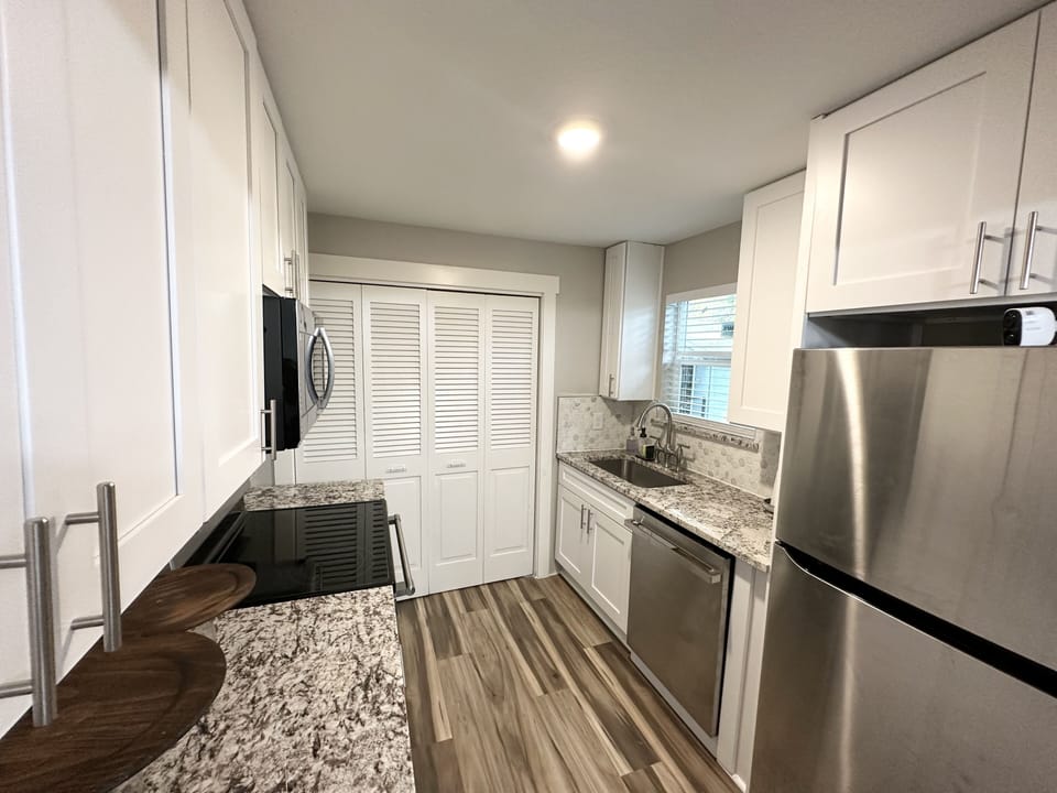 Fully stocked kitchen 