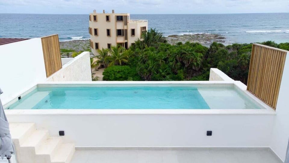 Rooftop pool