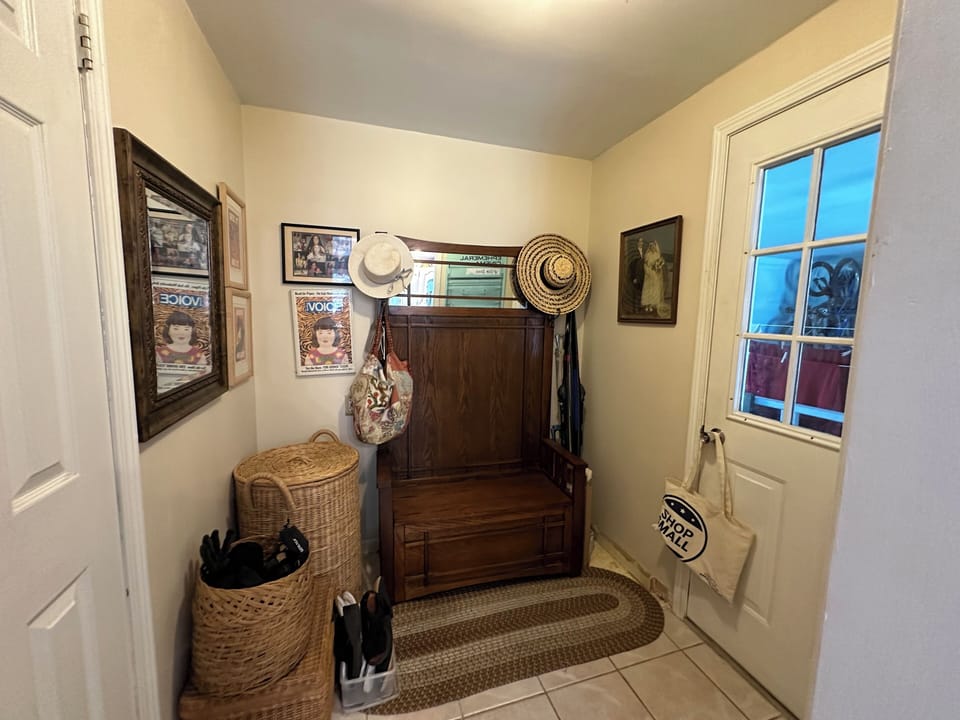Back door from garage