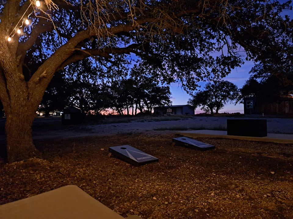 Sunset at The Container Retreat.