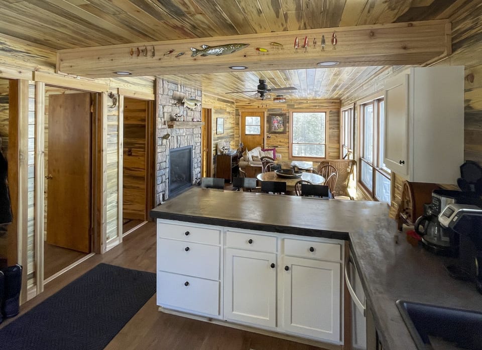 Brand new kitchen! Sink, faucet, cabinets, countertops, and dishwasher!