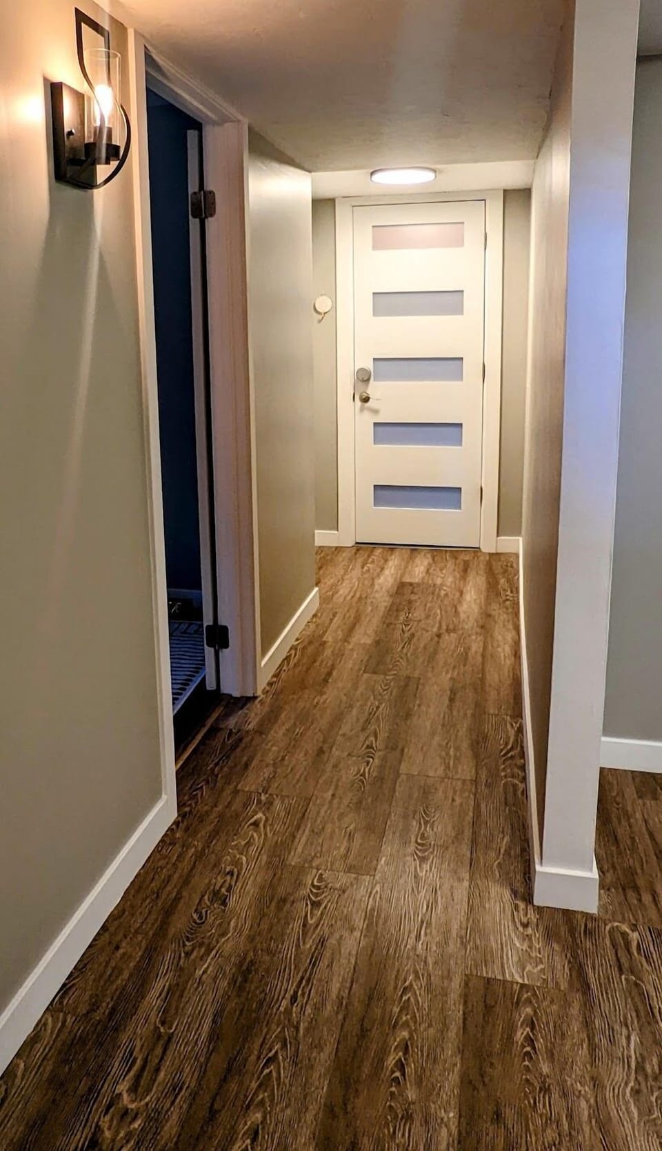 Front door into private guest suite
