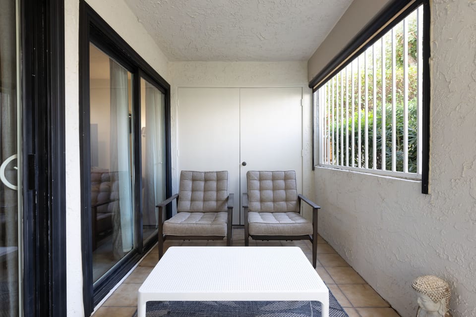 Private patio
