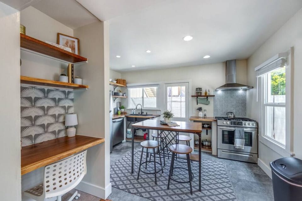 Enjoy the remodeled kitchen.