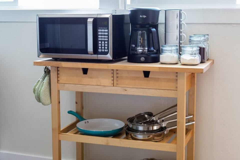 All of the necessities to cook away from home.