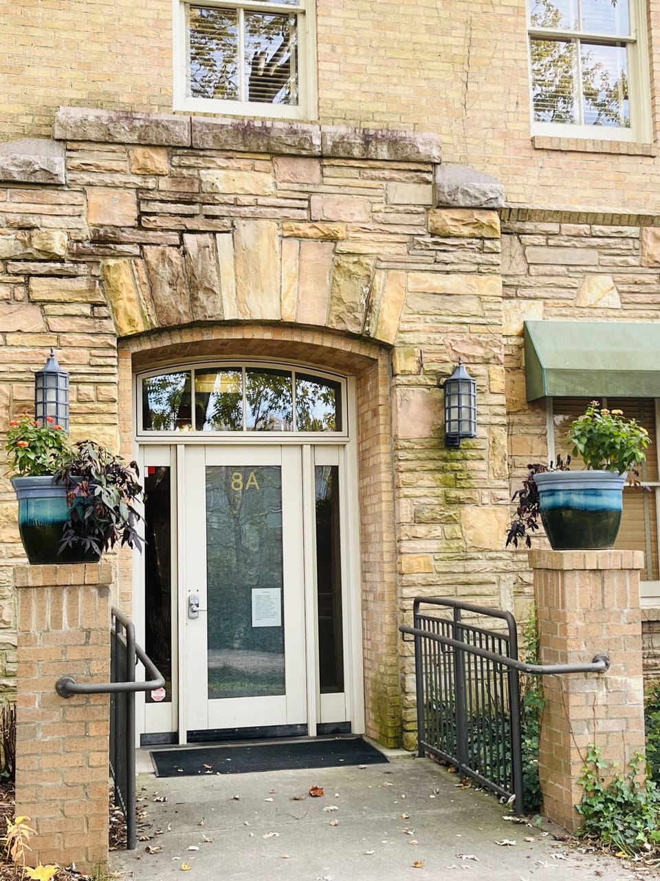 A secure keypad is located here at the front entrance.  