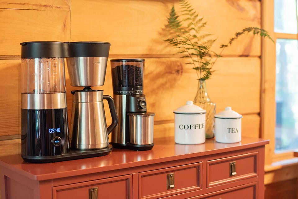 Coffee station.