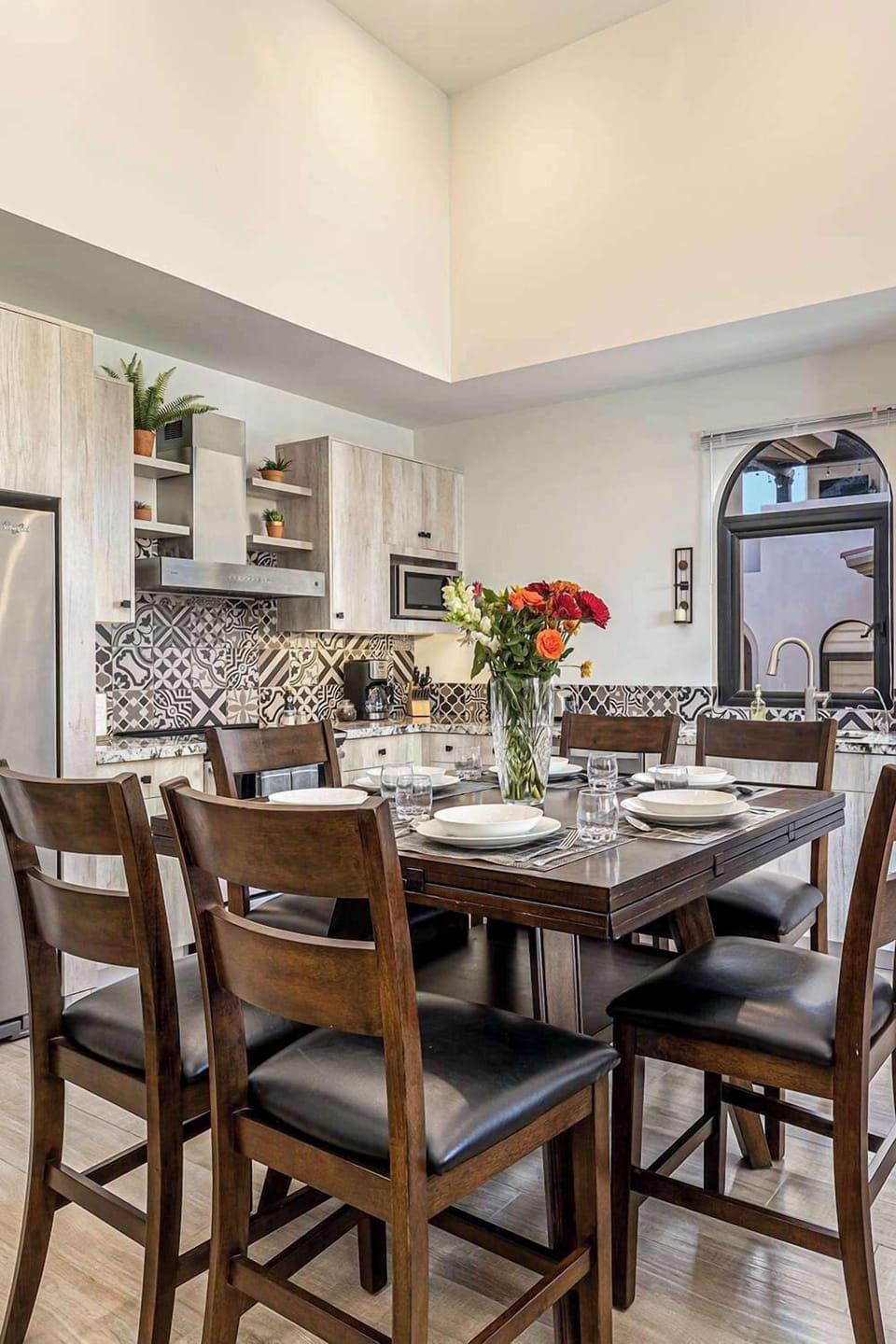 "Elegant dining area for special gatherings."
