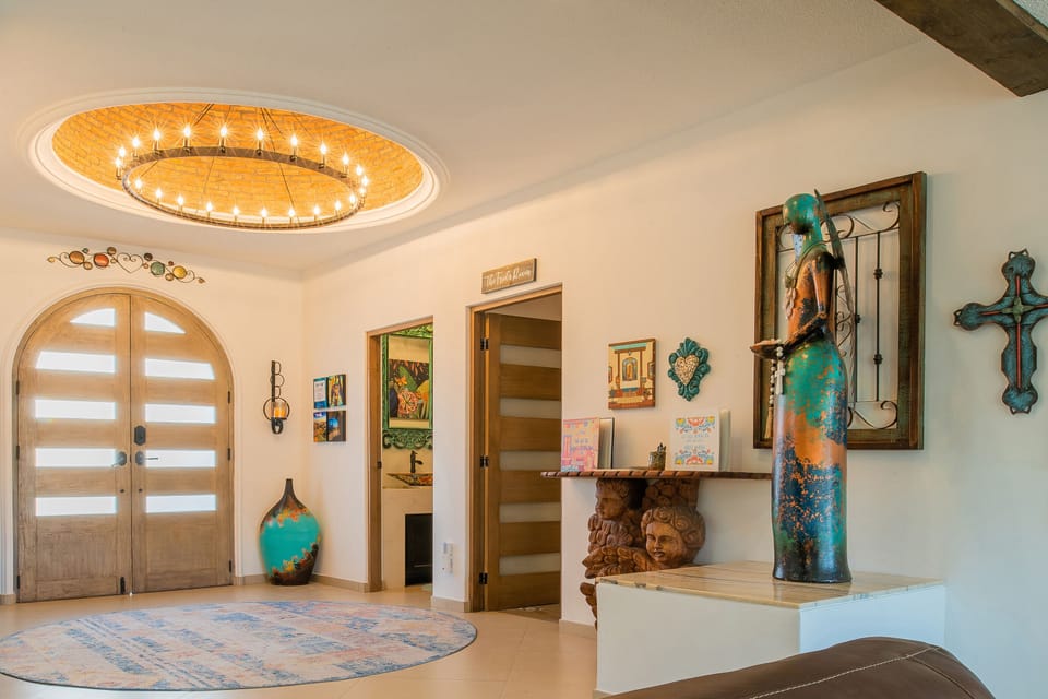 Beautiful architectural entrance