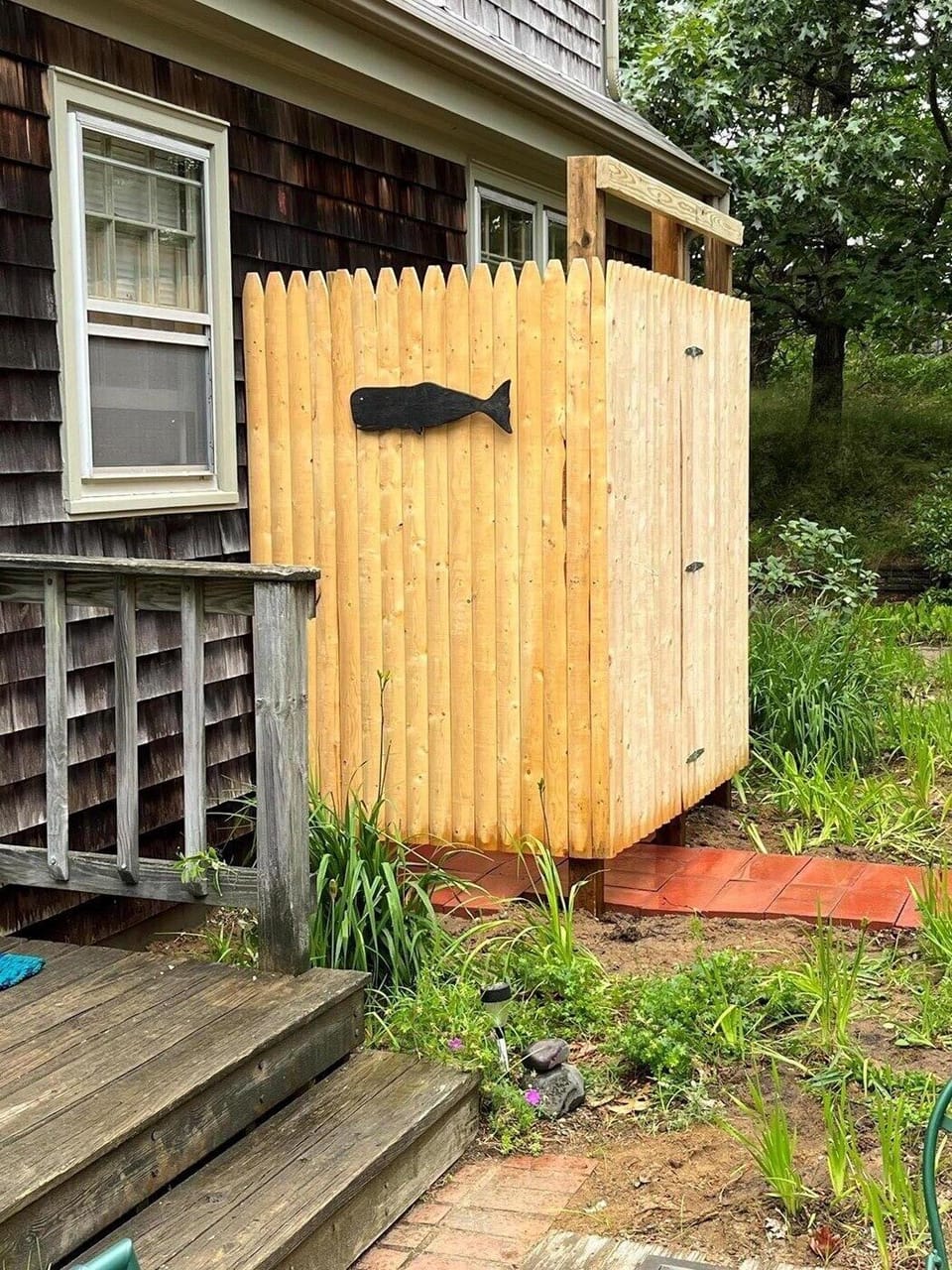 outdoor shower