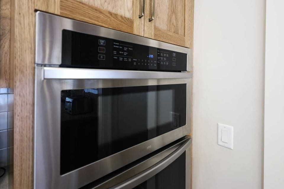 all stainless steel appliances.