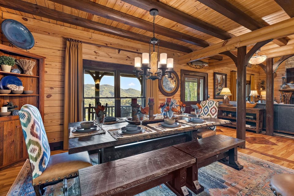 Large Farmhouse Dining Table