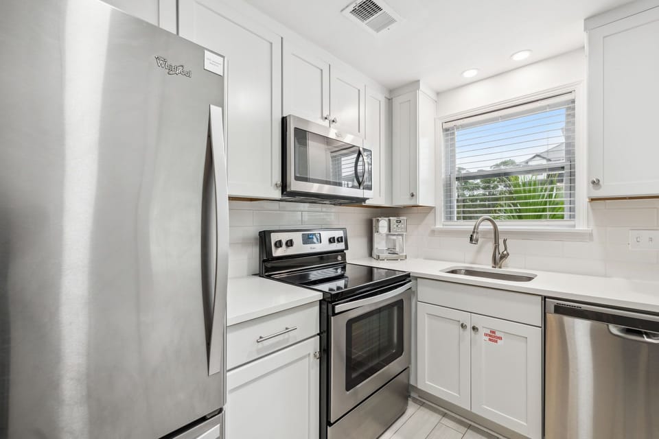 1st Floor - Secondary Kitchen Offering Stainless Steel Appliances