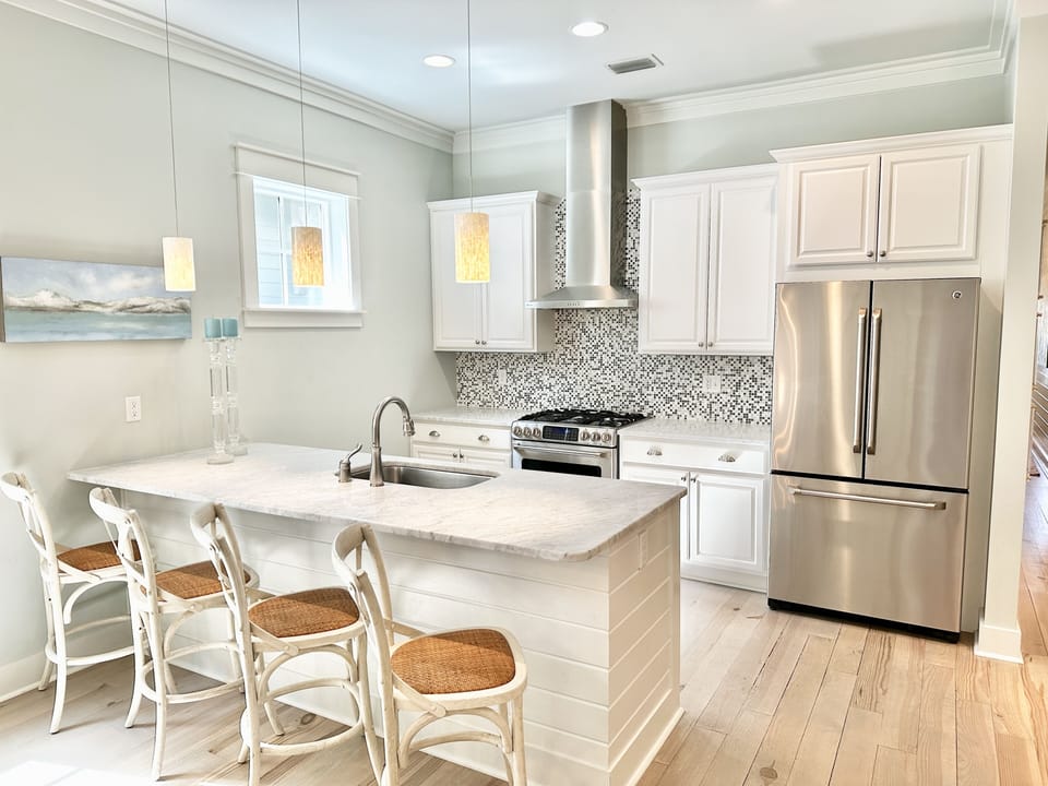 Kitchen with Bar Seating