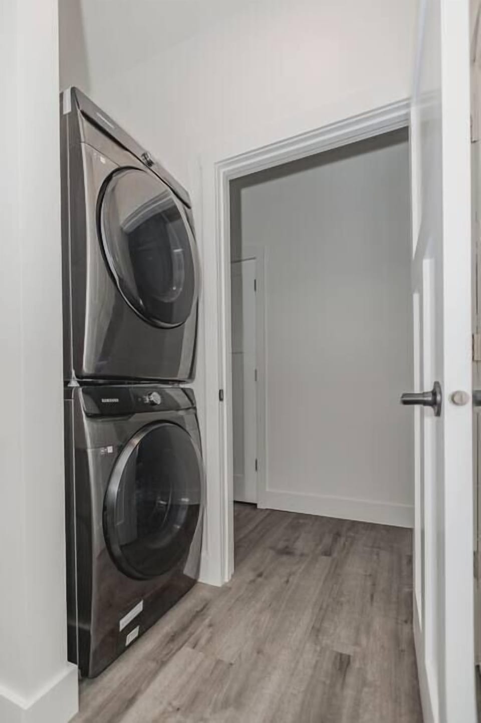 Brand new Samsung smart washer and dryer